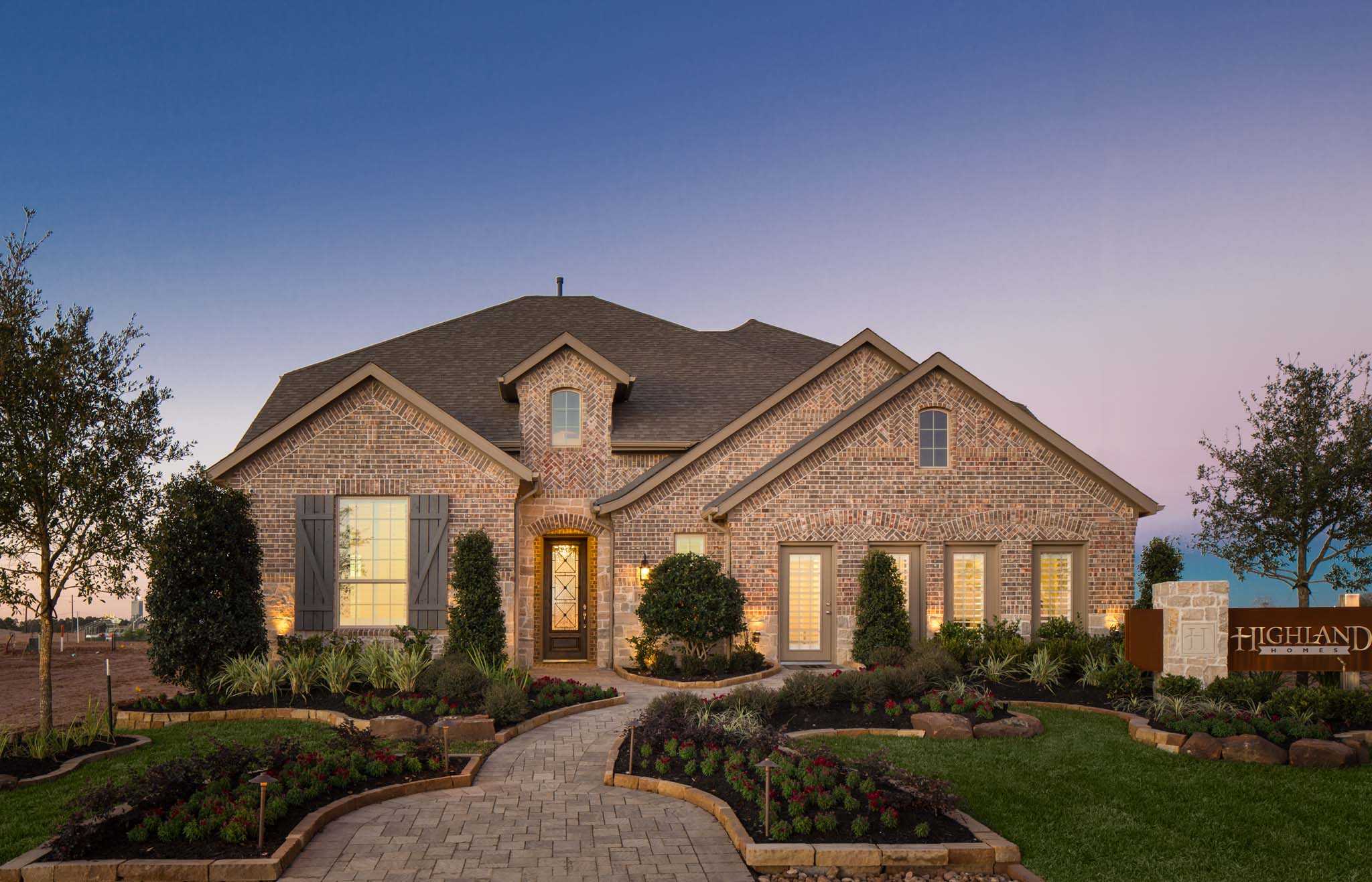 Model Home in Houston Texas, Laurel Glen community