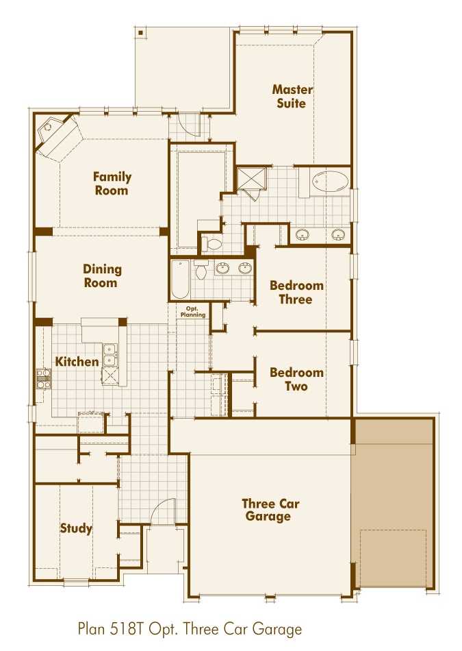 New Home Plan 518T in St. Paul, TX 75098