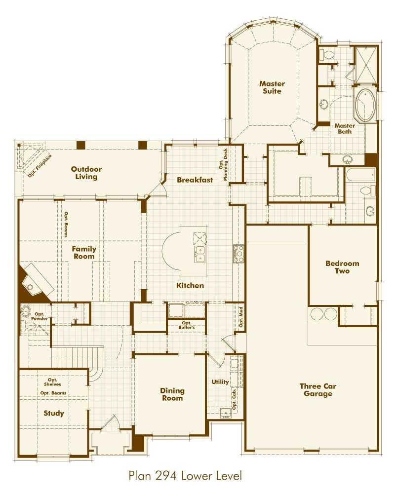 New Home Plan 294 in Prosper, TX 75078
