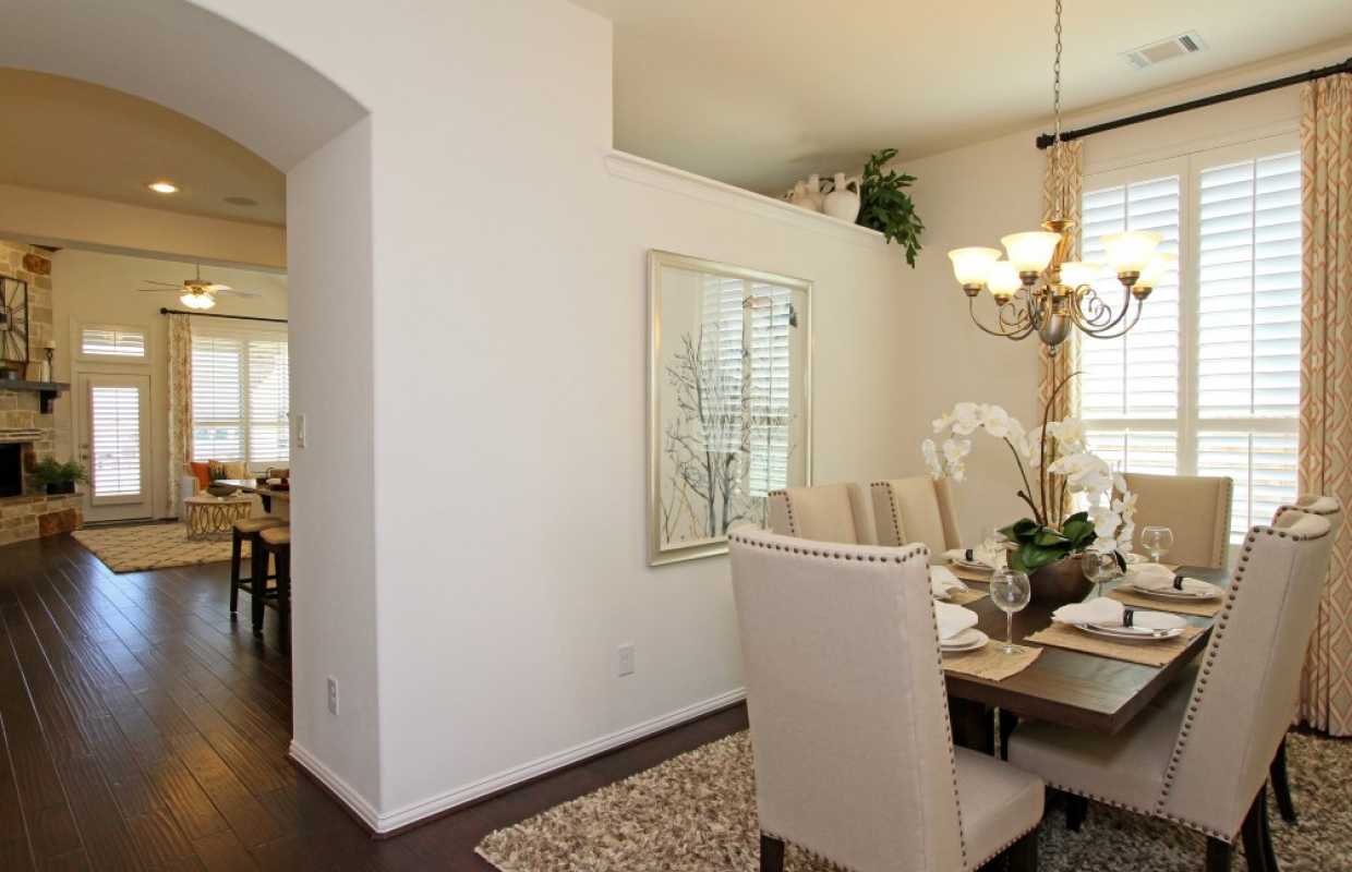 Model Home in Houston Texas, Long Meadow Farms 50s community