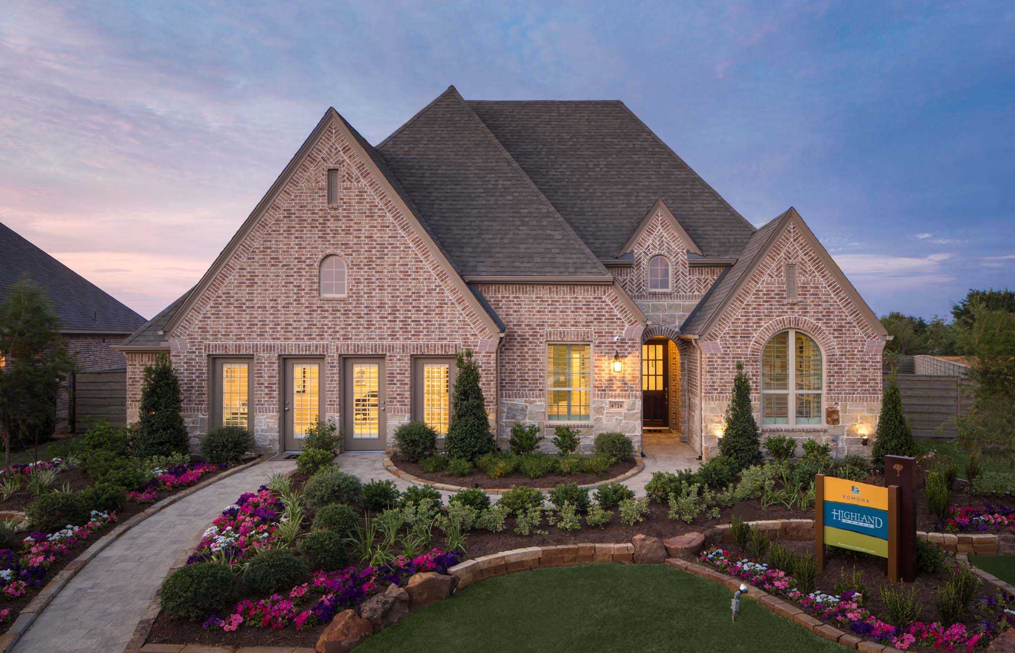 Model Home in Houston Texas, Pomona 65s community