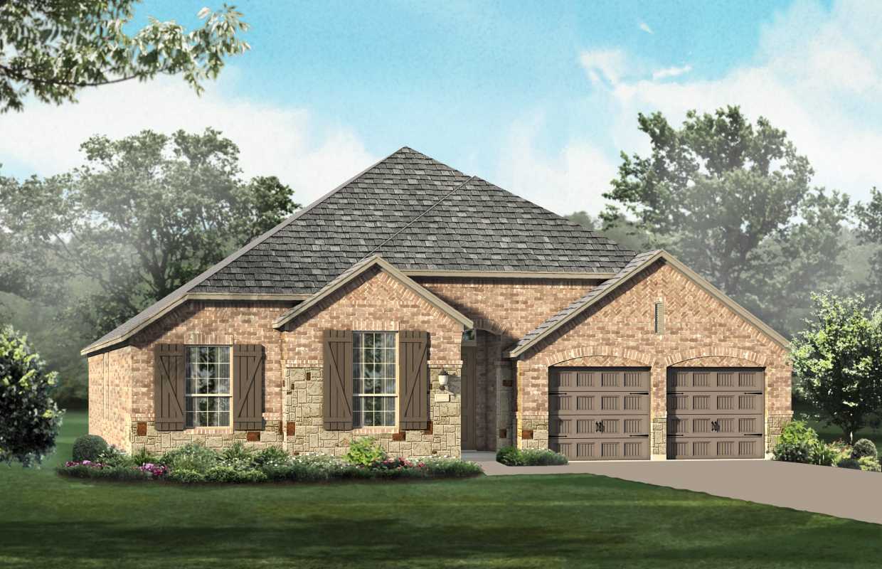New Home Plan 201 In Round Rock Tx 78665 Caption Elevation A