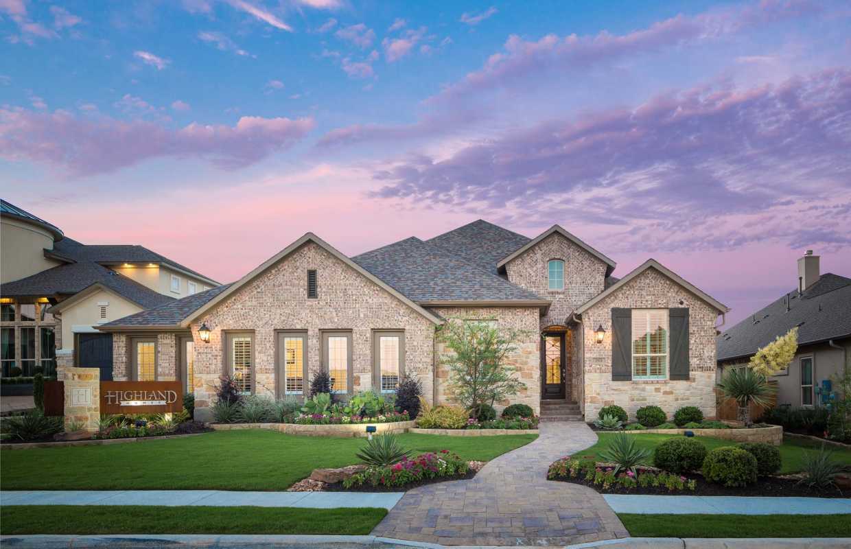 Model Home in Austin Texas, Palmera Ridge community