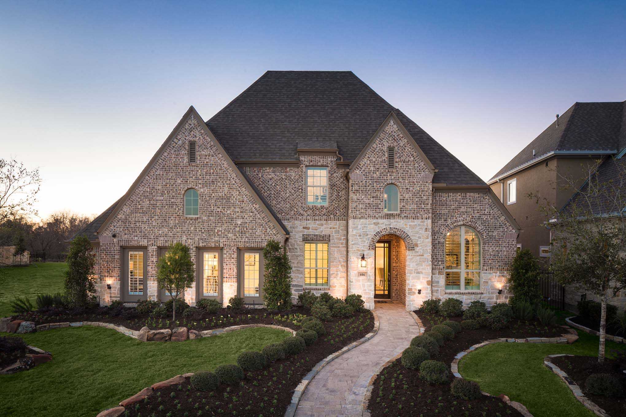 Model Home in Houston Texas, Harvest Green community