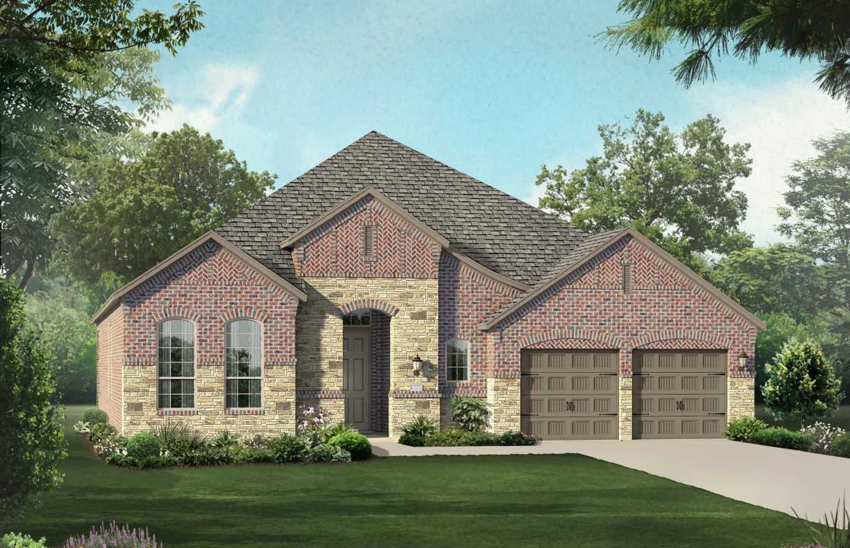 New Home Plan 242 In Round Rock Tx 78665 Caption Elevation A