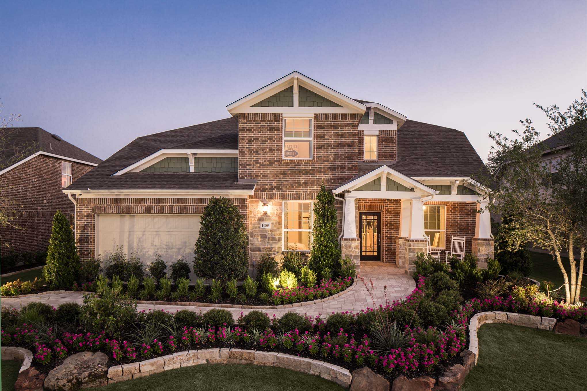 Model Home in San Antonio Texas, Ladera 65s community