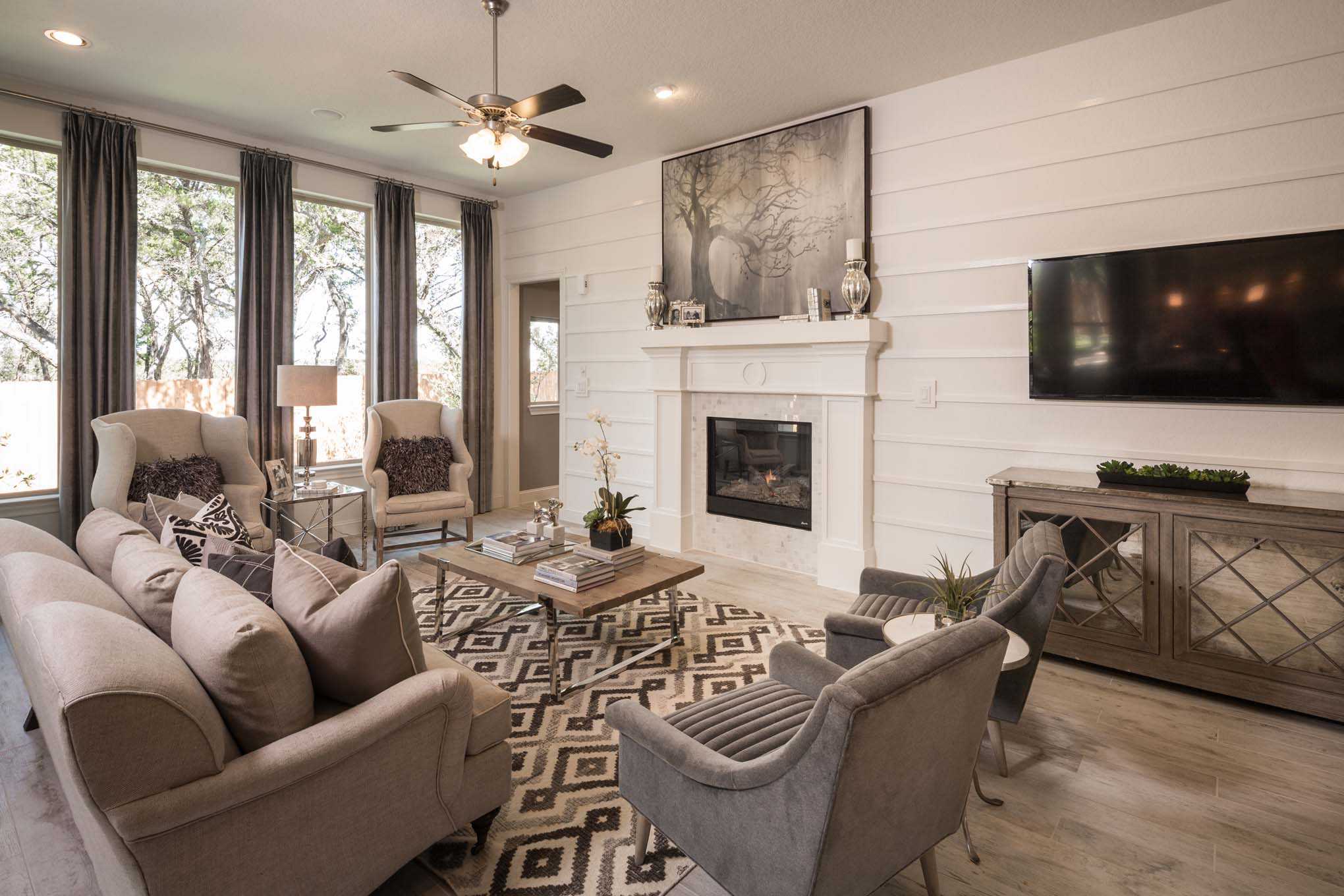 Model Home in San Antonio Texas, Cibolo Canyons Monteverde community