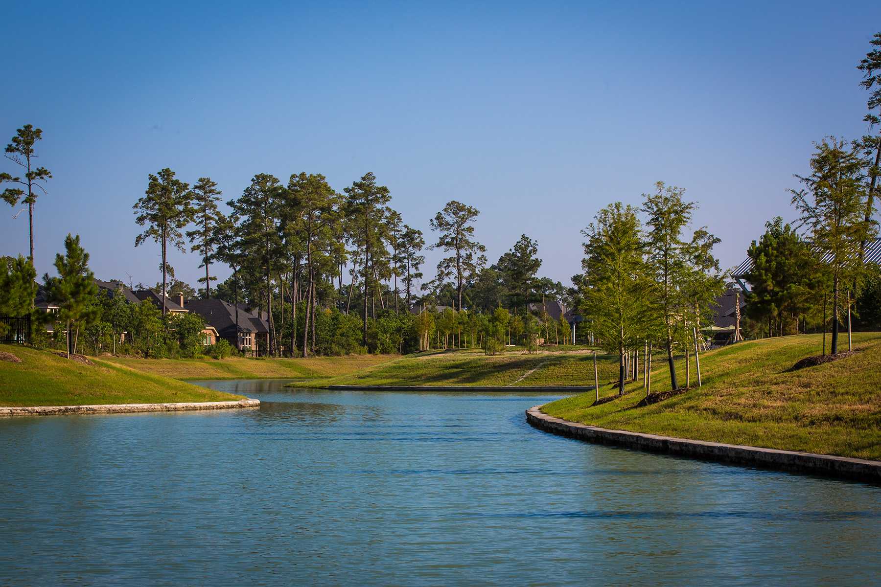 Model Home in Houston Texas, Harper's Preserve 65s community
