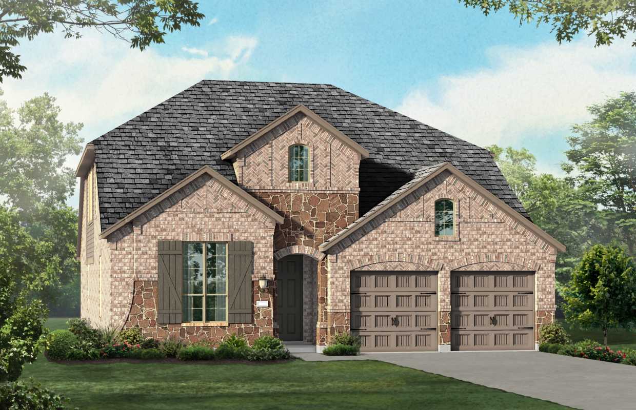 New Home Plan 557h In Round Rock Tx 78665 Caption Elevation A
