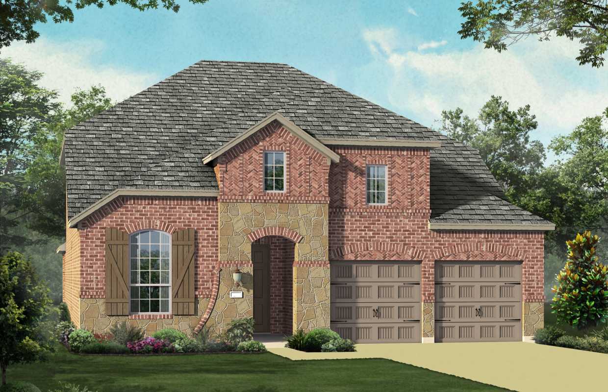 New Home Plan 558h In Round Rock Tx 78665 Caption Elevation A