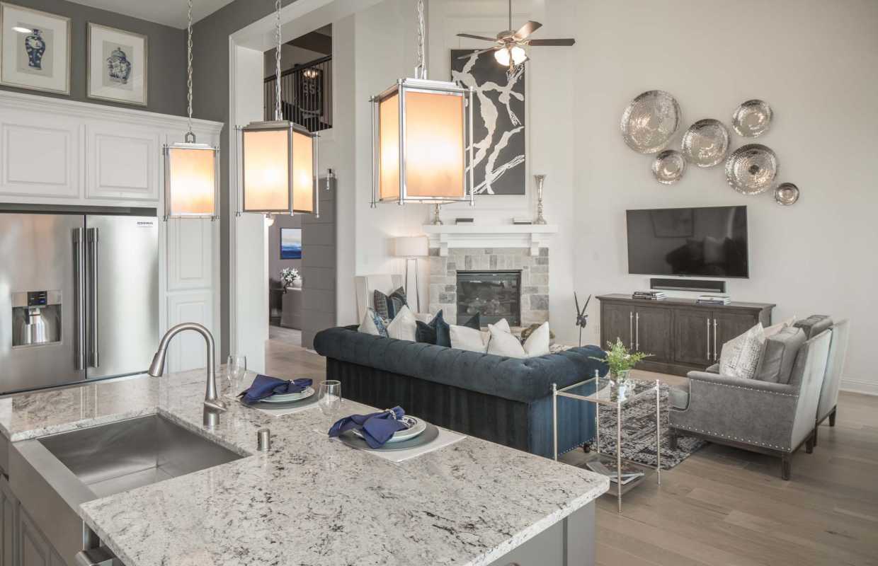 Model Home in Dallas / Fort Worth Texas, Viridian 65s community