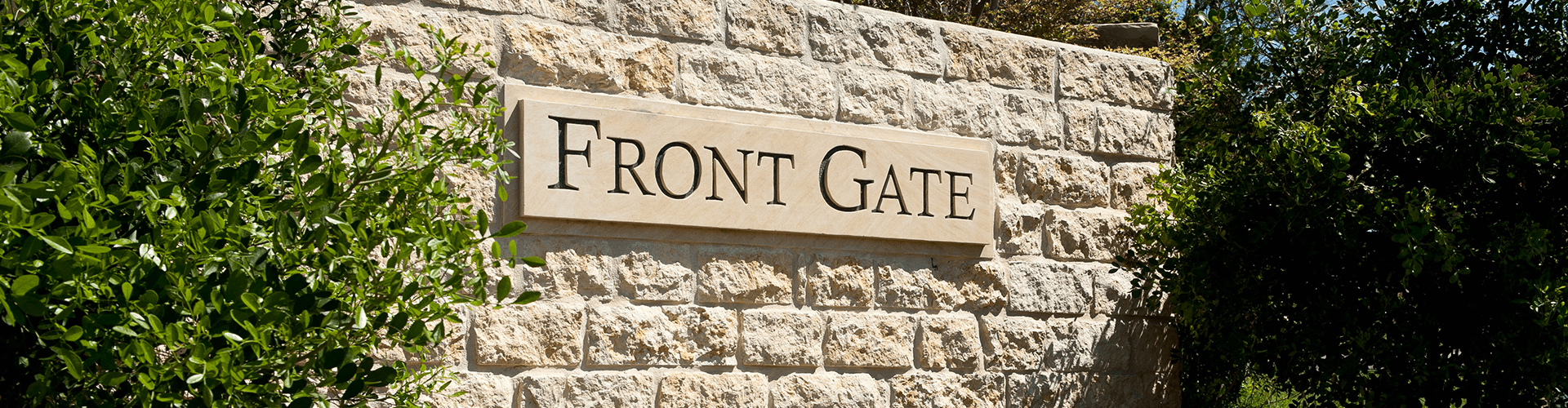 Model Home in San Antonio Texas, Front Gate in Fair Oaks Ranch 90s