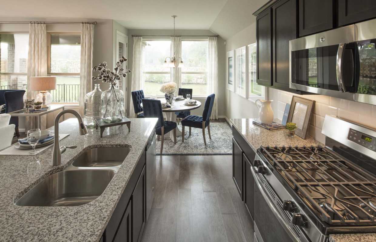 Model Home in Austin Texas, Highlands at Mayfield Ranch 50s community