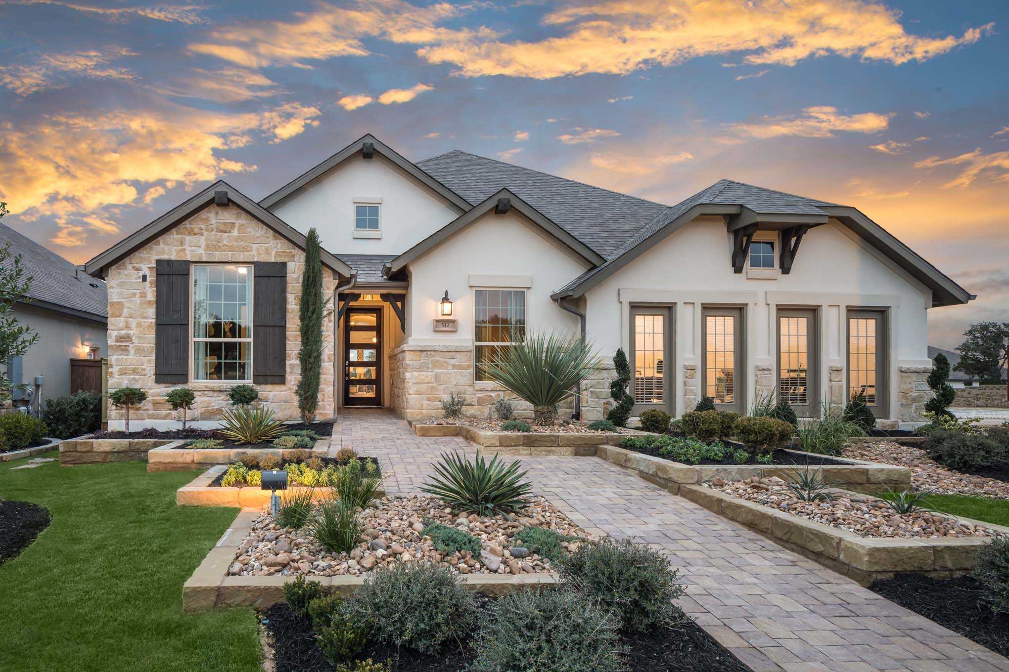 Model Home in Austin Texas, Belterra community