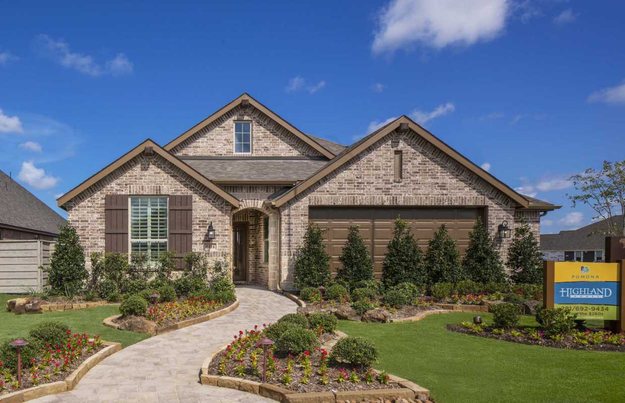 Model Home in Houston Texas, Pomona 50s community