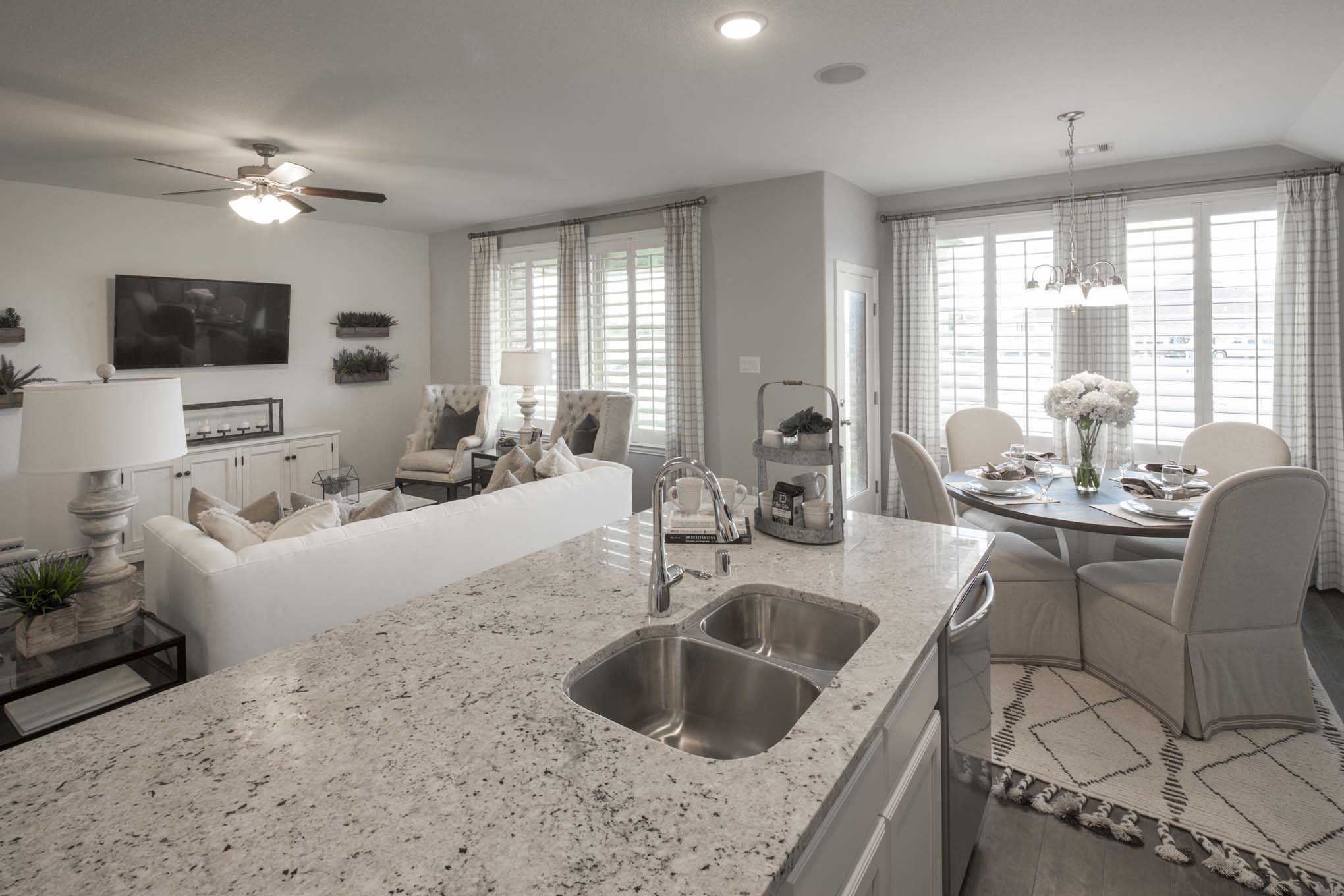 Model Home in Houston Texas, Pomona 50s community