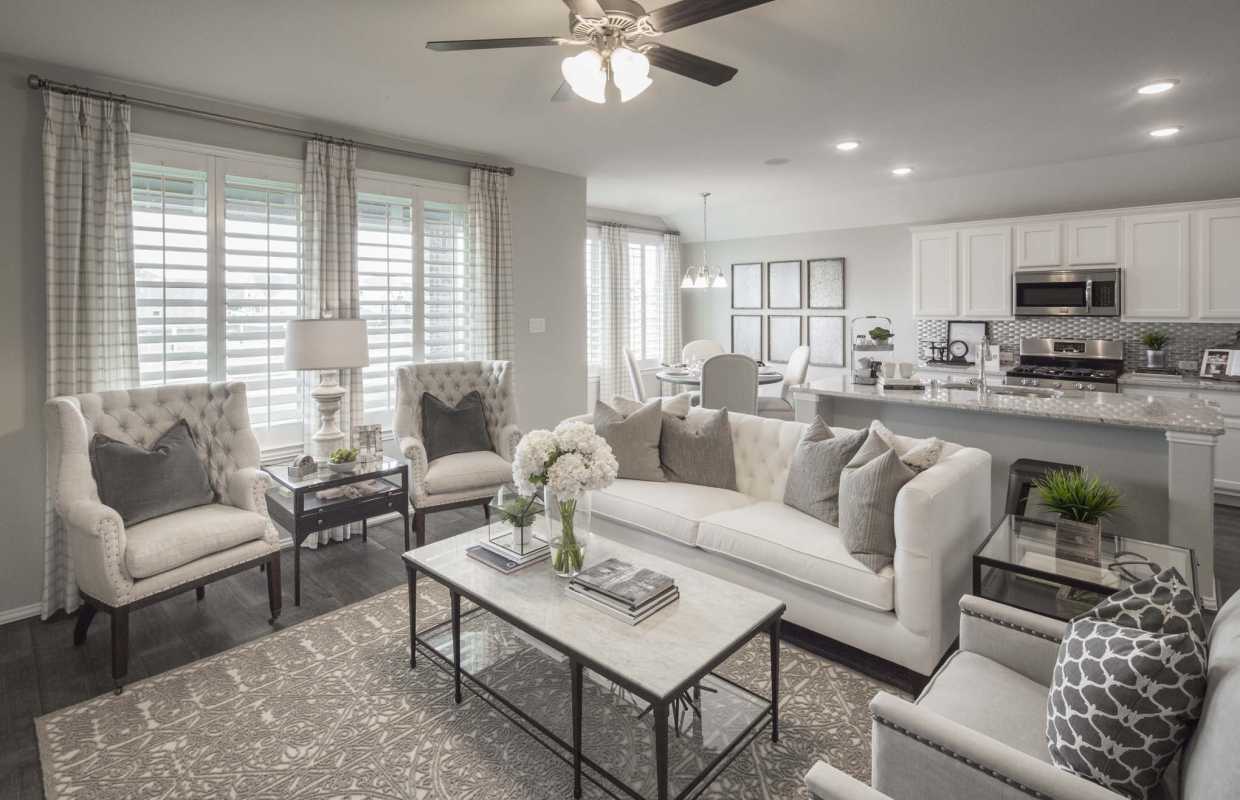 Model Home in Houston Texas, Pomona 50s community