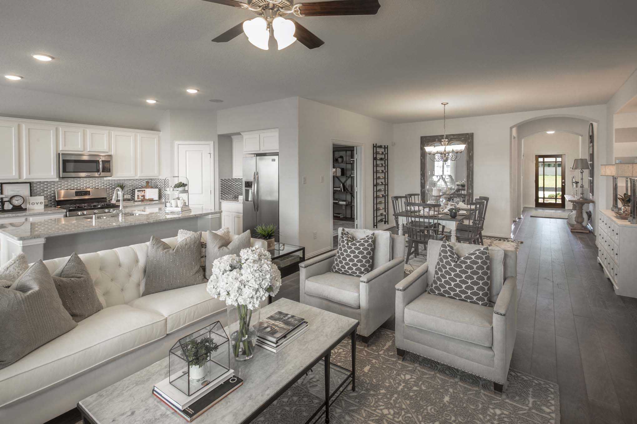 Model Home in Houston Texas, Pomona 50s community