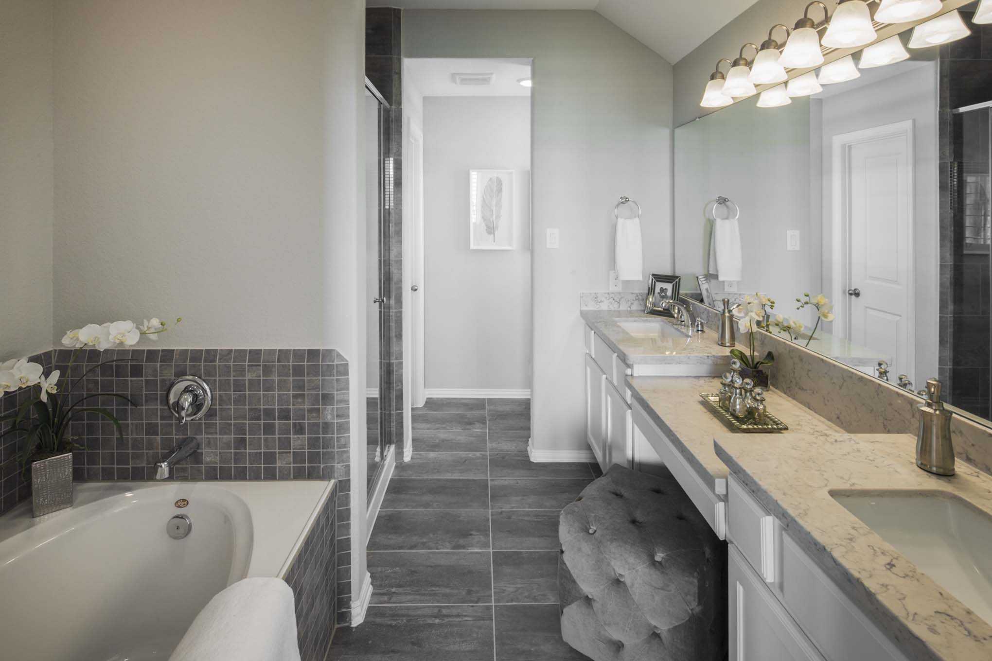 Model Home in Houston Texas, Pomona 50s community