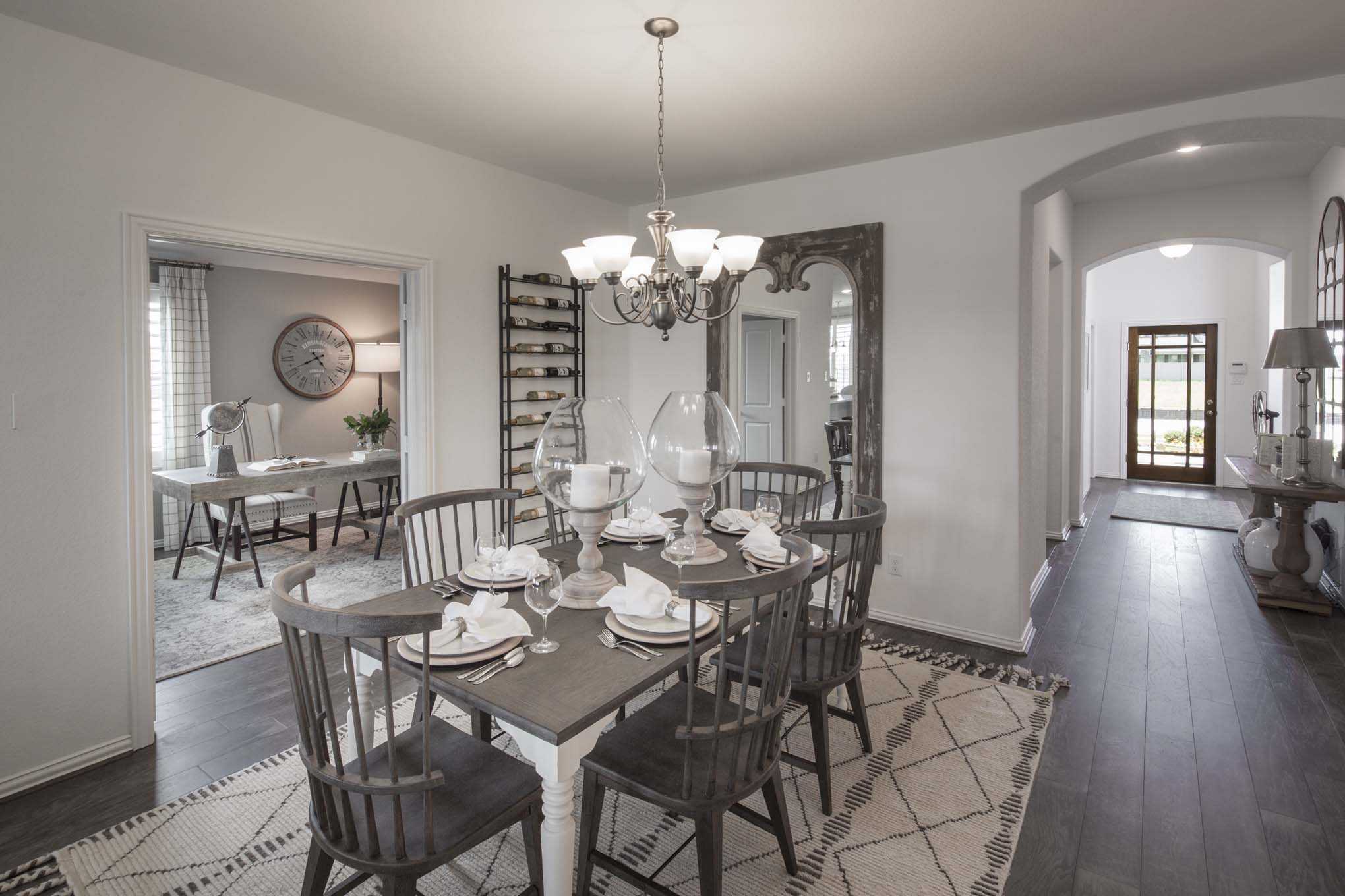Model Home in Houston Texas, Pomona 50s community