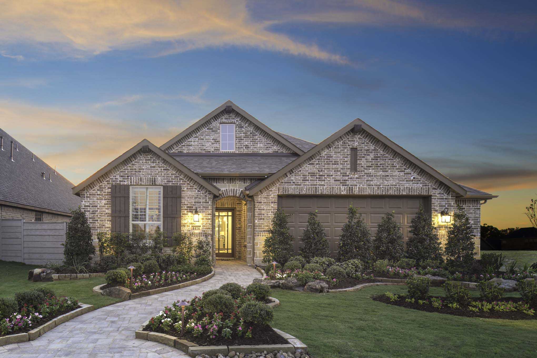 Model Home in Houston Texas, Pomona 50s community