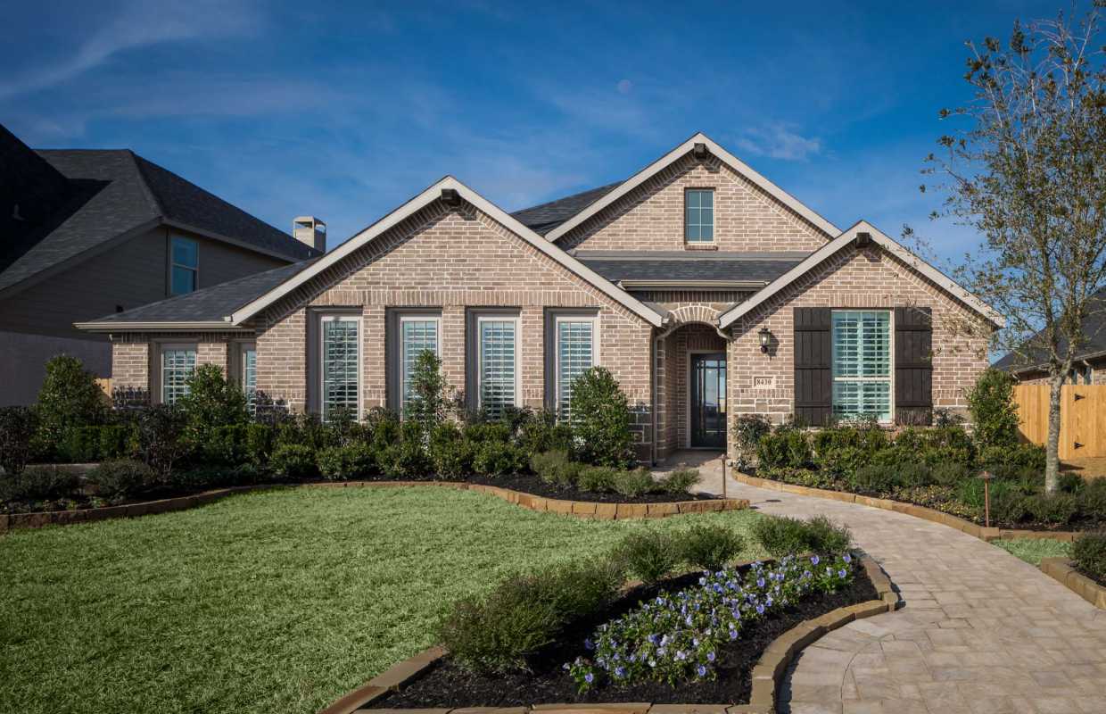 Model Home in Houston Texas, Grand Mission Estates 50s community