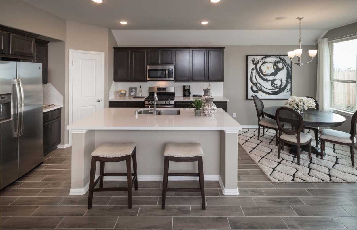 Model Home in Houston Texas, Grand Mission Estates 50s community