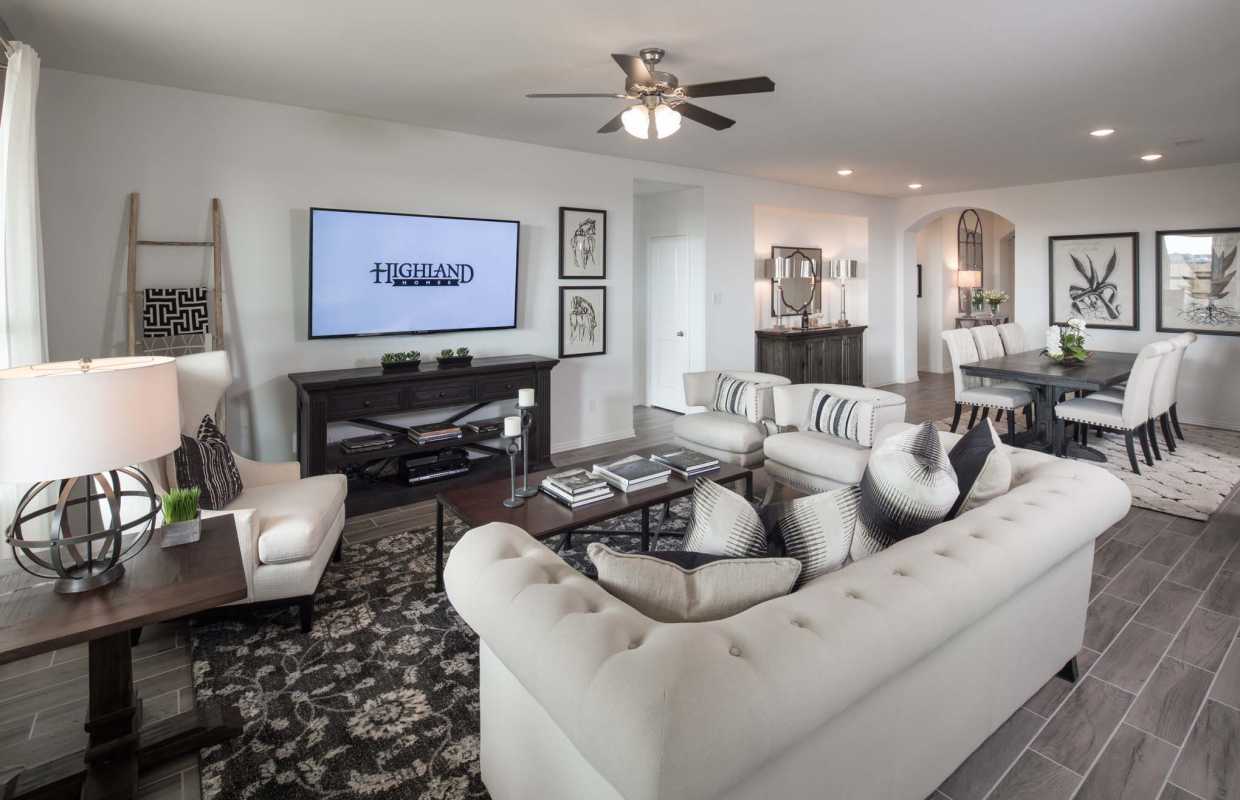 Model Home in Houston Texas, Grand Mission Estates 50s community