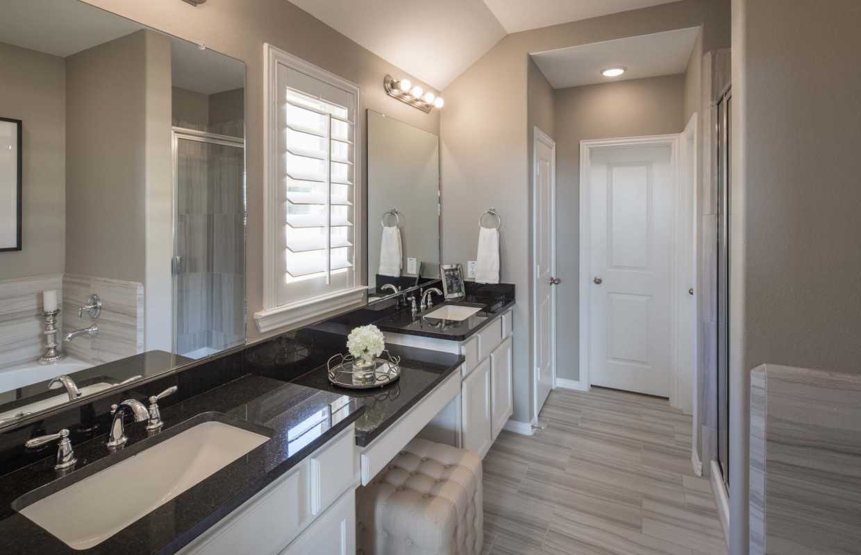 Model Home in Houston Texas, Grand Mission Estates 50s community