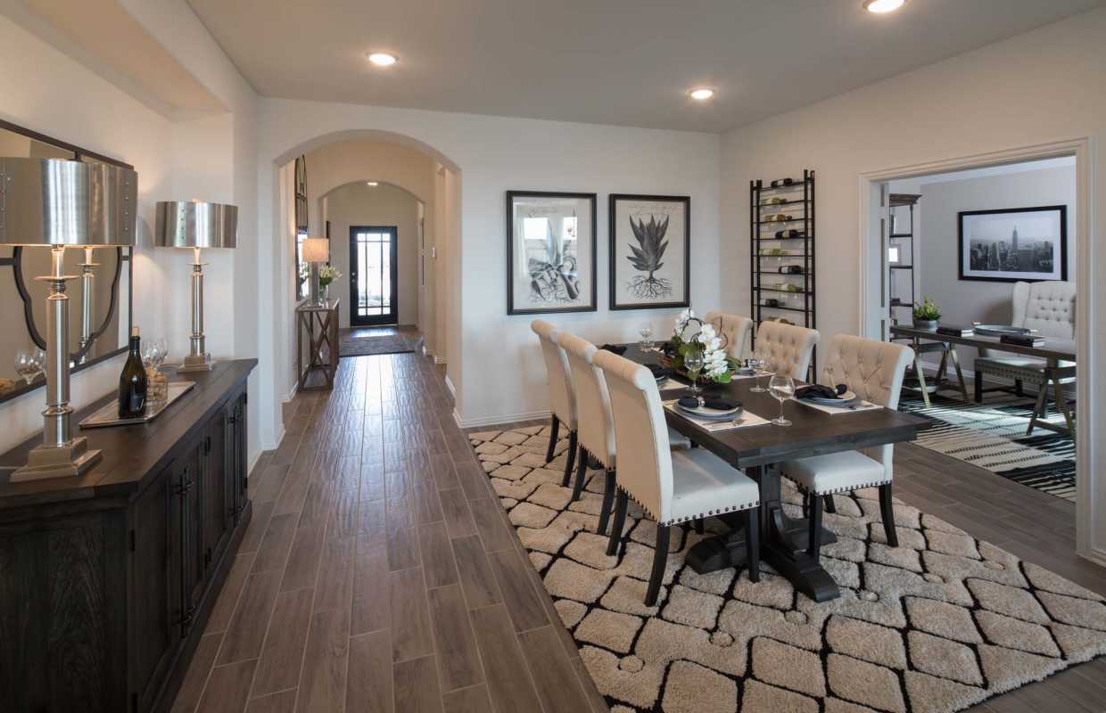 Model Home in Houston Texas, Grand Mission Estates 50s community