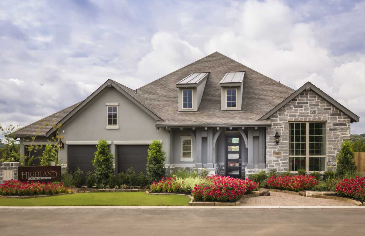 Model Home in Austin Texas, Highpointe 75s community