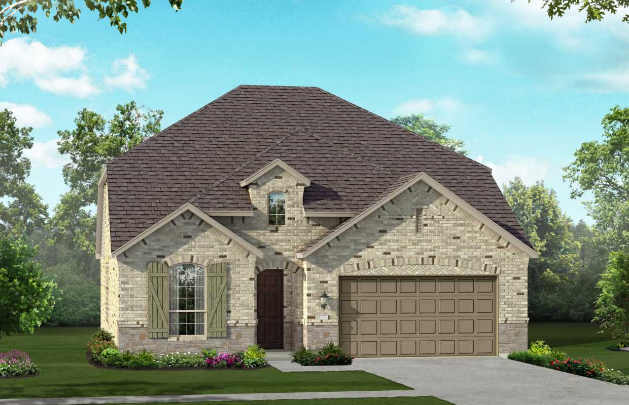 New Home Plan Southland In Round Rock Tx 78665 Caption Elevation A