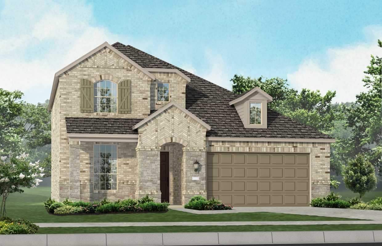 New Home Plan Southport In Round Rock Tx 78681 Caption Elevation A