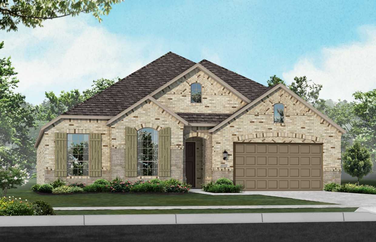 New Home Plan Chesterfield In Round Rock Tx 78681 Caption Elevation A