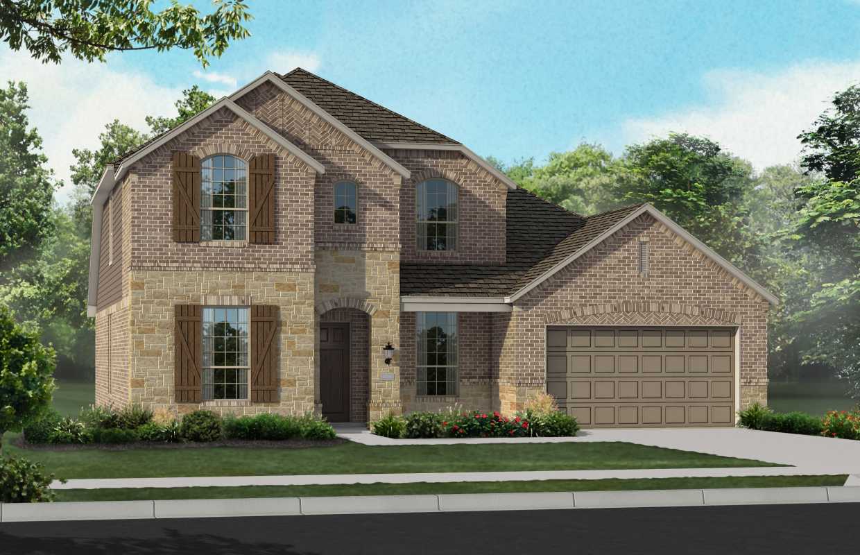 New Home Plan Wimbledon In Round Rock Tx 78681 Caption Elevation A