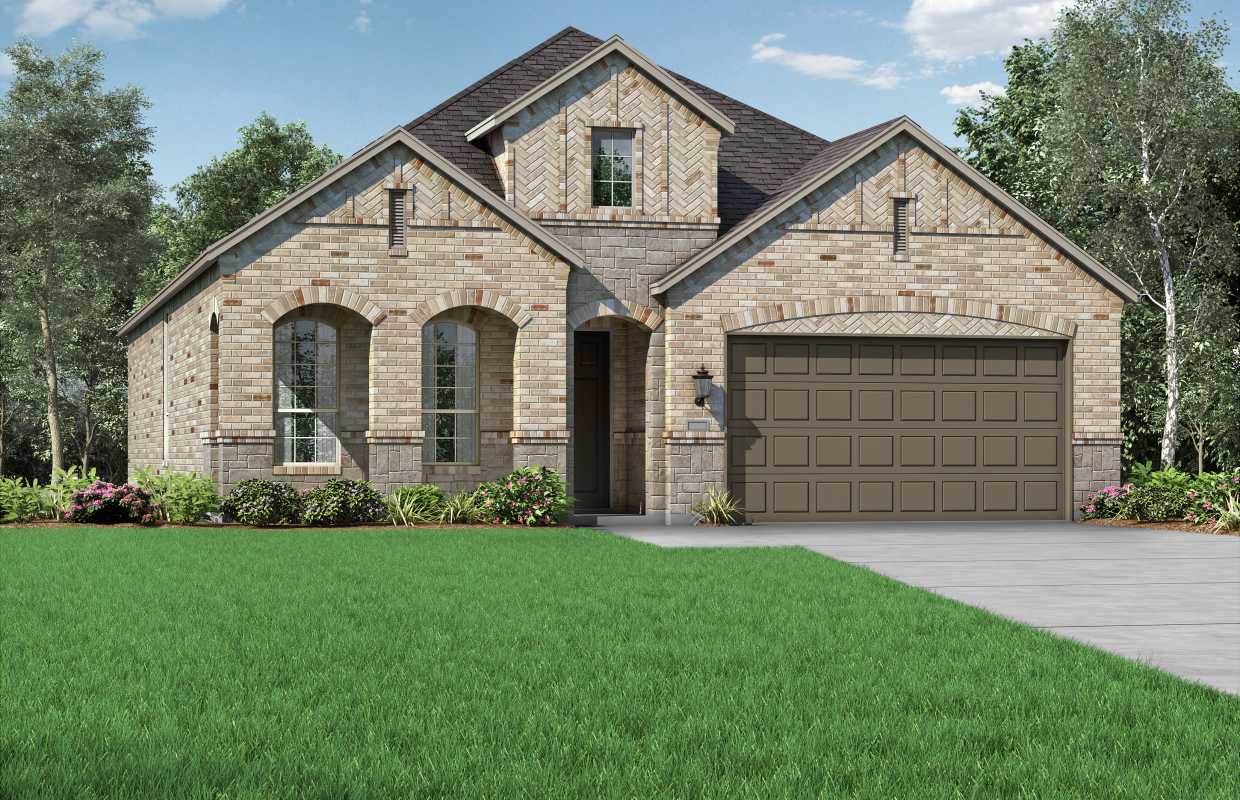 New Home Plan Amberley In Round Rock Tx 78681 Caption Elevation A