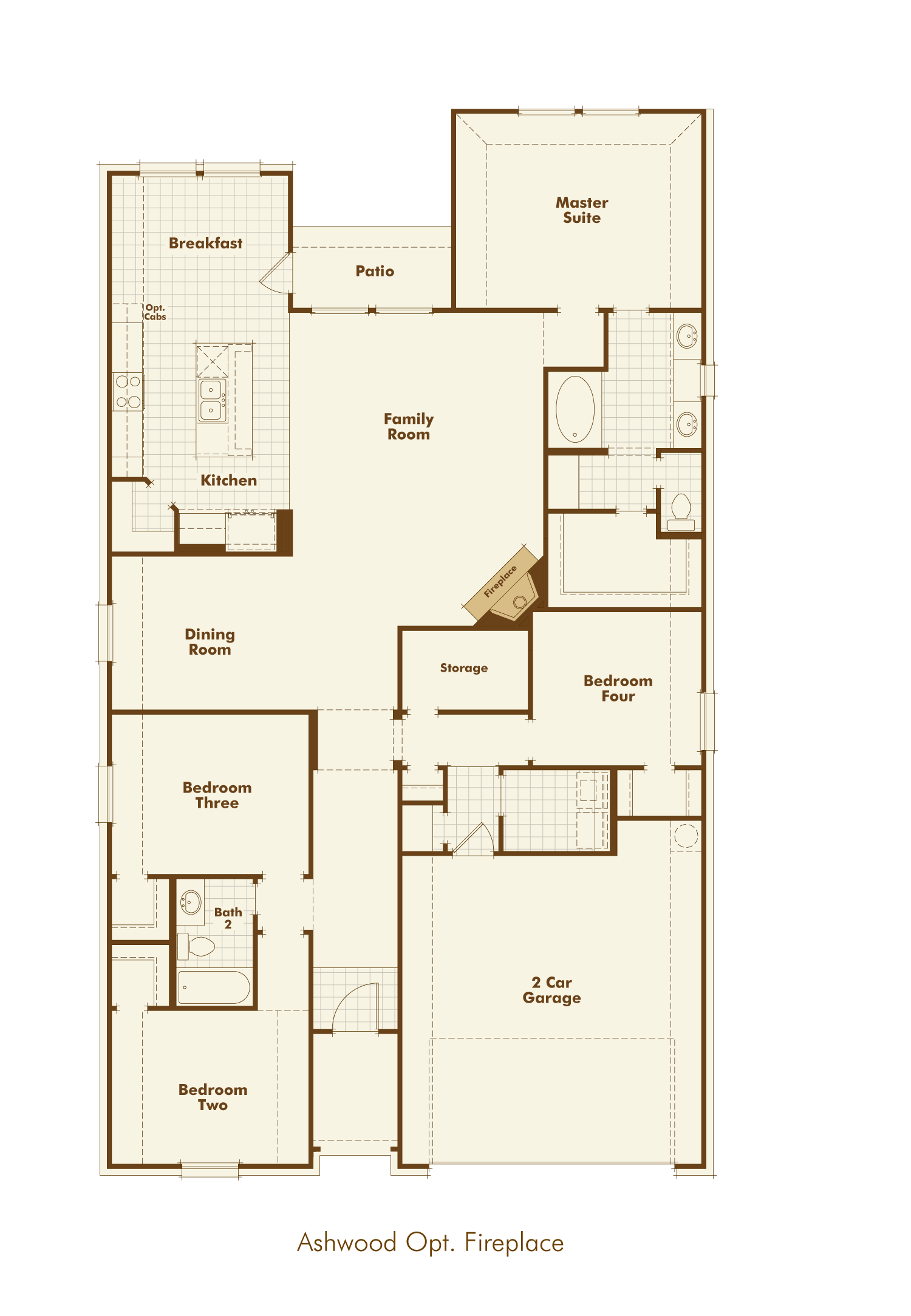 New Home Plan Ashwood From Highland Homes