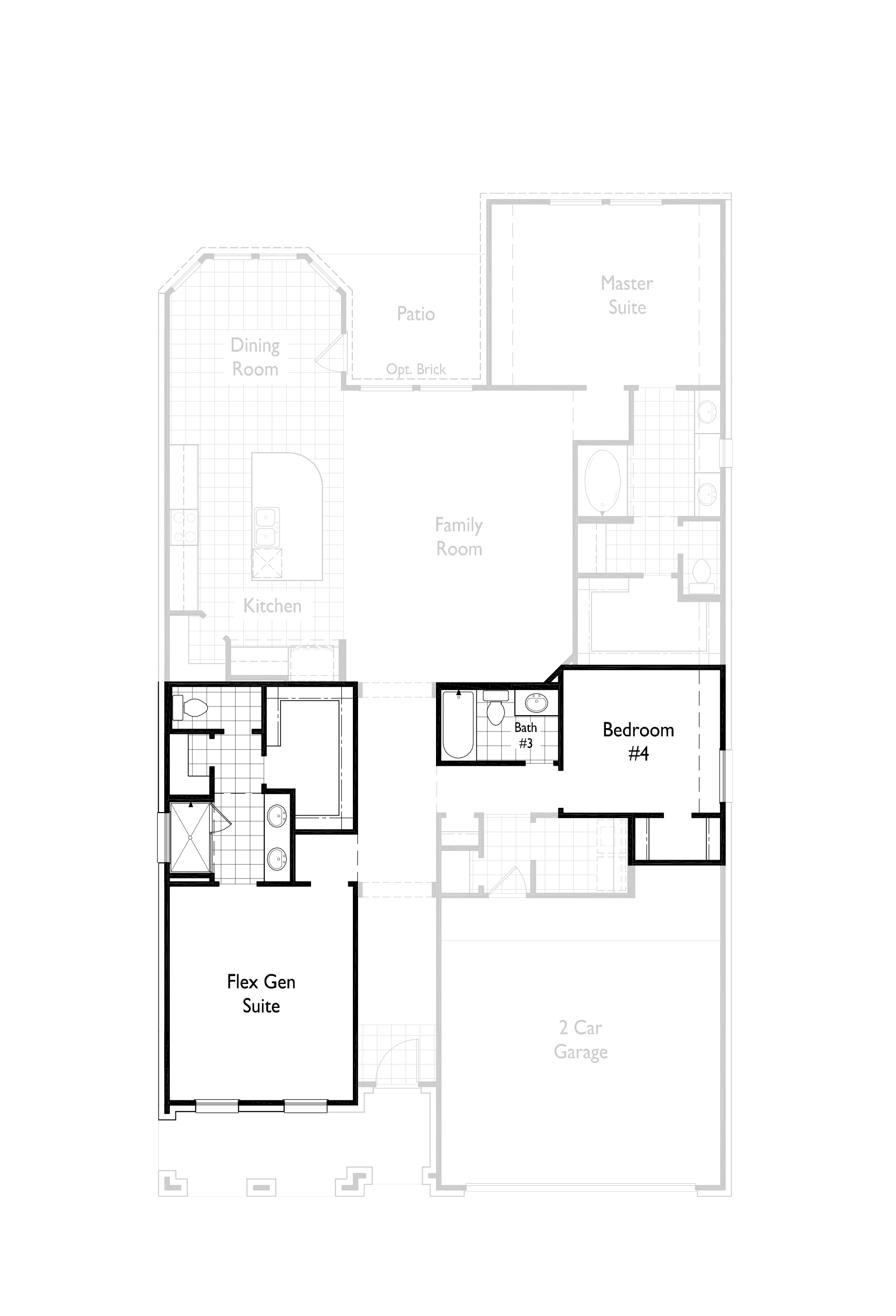 New Home Plan Amberley in Montgomery, TX 77316