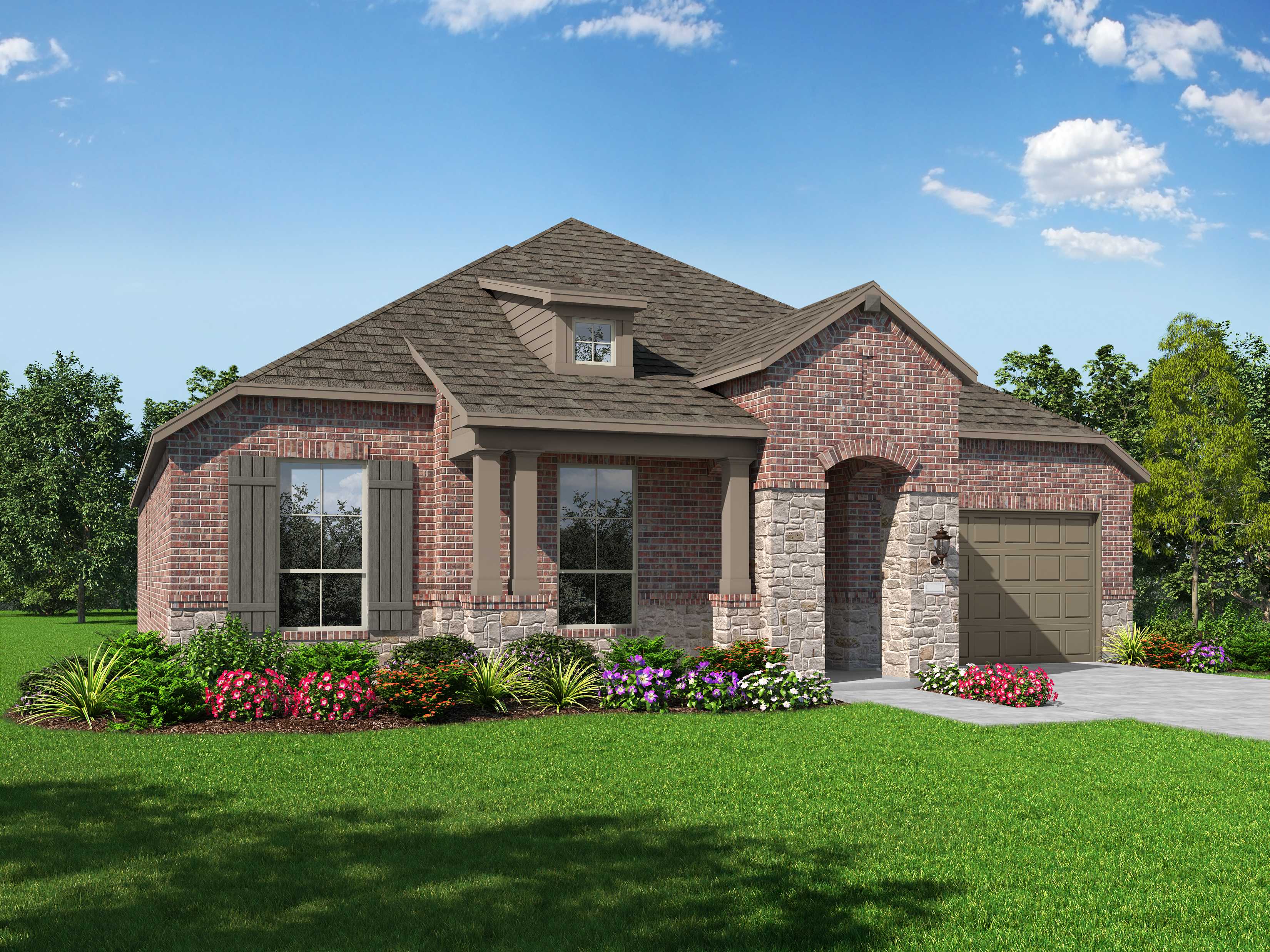 New Home Plan Milton in McLendonChisholm, TX 75032