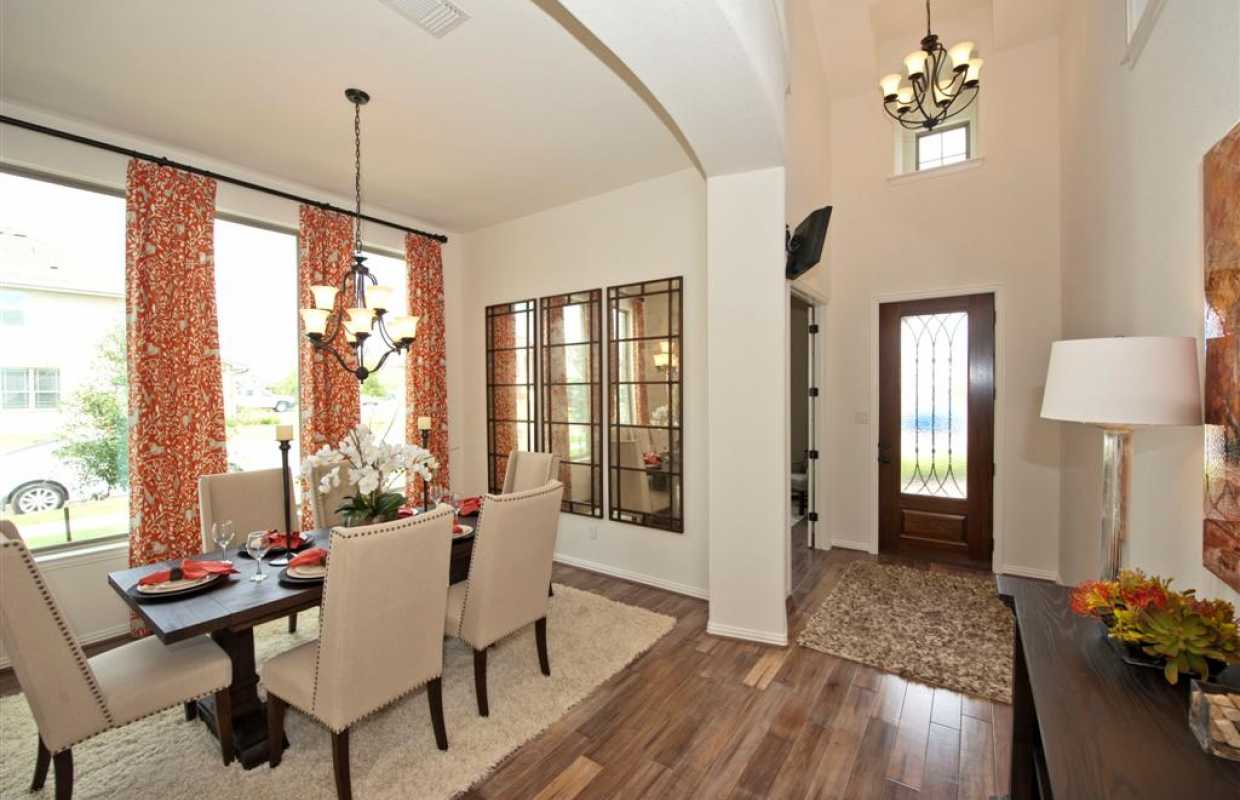 Model Home in Austin Texas, Parkside at Mayfield Ranch 70s community